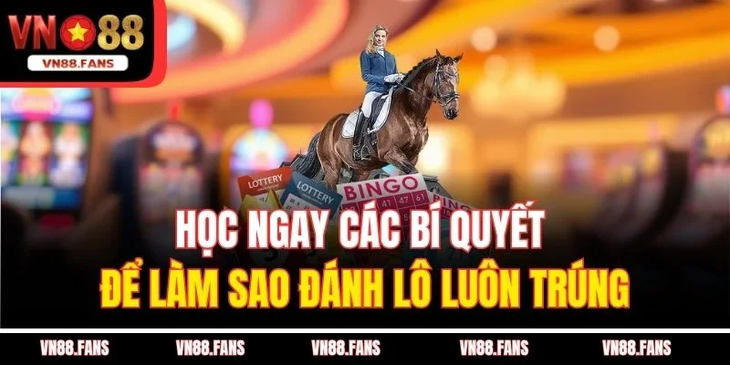 Học ngay các bí quyết để làm sao đánh lô luôn trúng