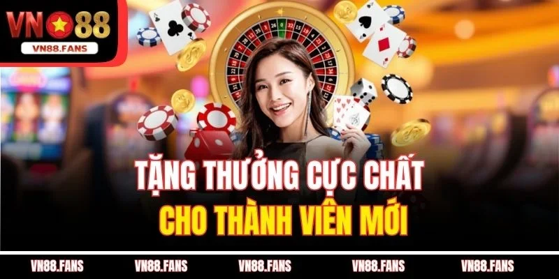 Tặng thưởng cực chất cho thành viên mới